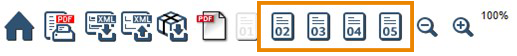 Navigationsleiste des FFW-Formulars