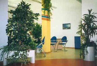  Blick ins Servicezentrum des Finanzamts Zeil